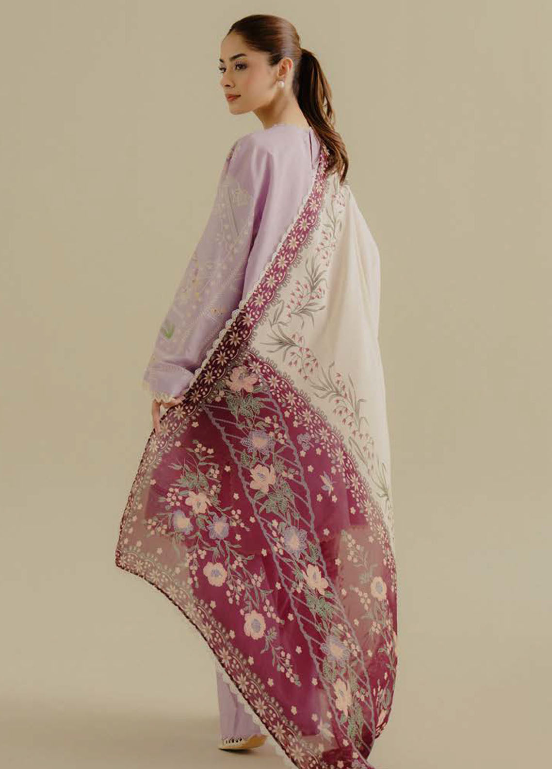 Coco by Zara Shahjhan Embroidered Lawn Suits Unstitched 3 Piece CZS25LD D-10 B Nyssa