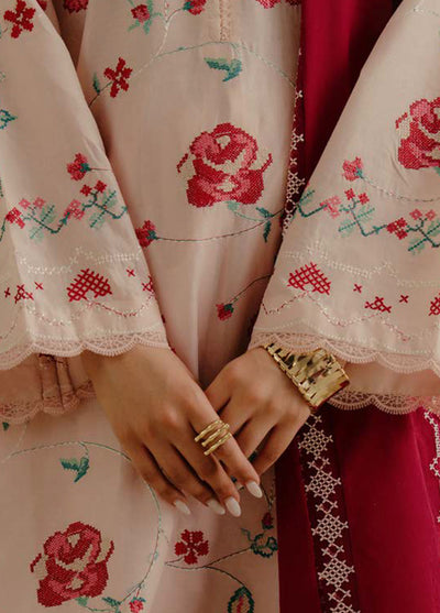 Coco by Zara Shahjhan Embroidered Lawn Suits Unstitched 3 Piece CZS25LD D-6 A Zufra