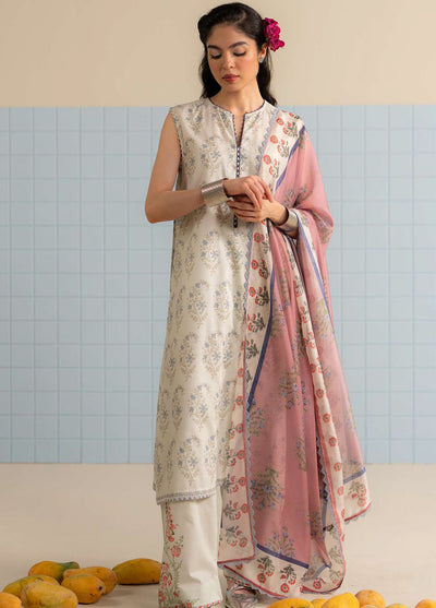 Coco Prints by Zara Shahjahan Printed Lawn Suits Unstitched 3 Piece CZS25PS D-03 B Tinsa