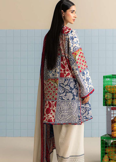 Coco Prints by Zara Shahjahan Printed Lawn Suits Unstitched 3 Piece CZS25PS D-08 A Elra