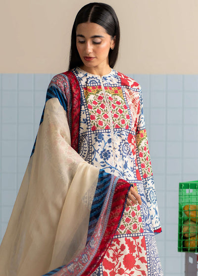 Coco Prints by Zara Shahjahan Printed Lawn Suits Unstitched 3 Piece CZS25PS D-08 A Elra