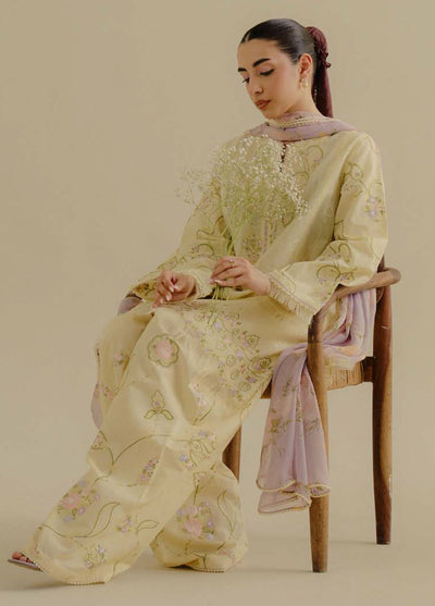 Coco by Zara Shahjhan Embroidered Jacquard Suits Unstitched 3 Piece CZS25LD D-1 A Elva