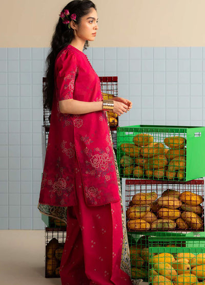Coco Prints by Zara Shahjahan Printed Lawn Suits Unstitched 3 Piece CZS25PS D-06 B Kina