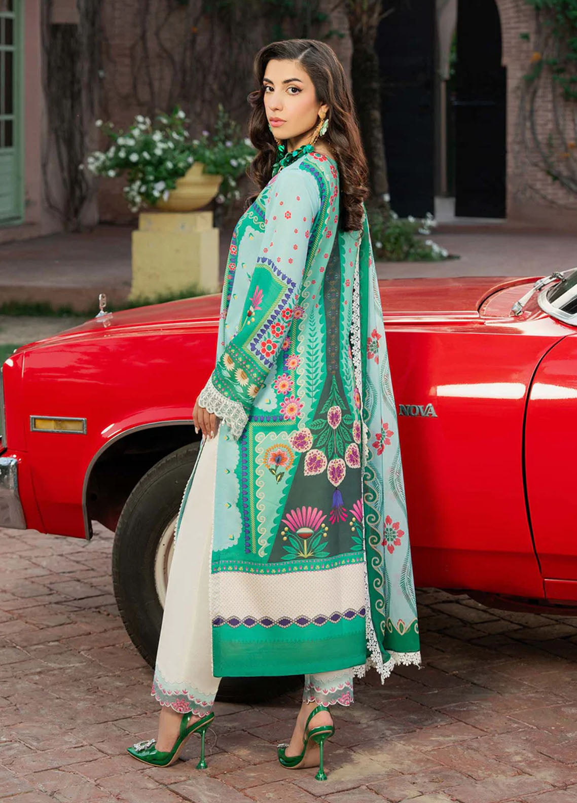 Cocktail by Sardinia Embroidered Lawn Suits Unstitched 3 Piece SRD25CPE 1008 Mojito