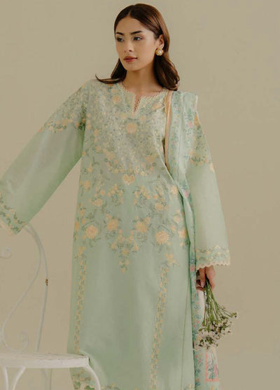 Coco by Zara Shahjhan Embroidered Lawn Suits Unstitched 3 Piece CZS25LD D-7 A Velin
