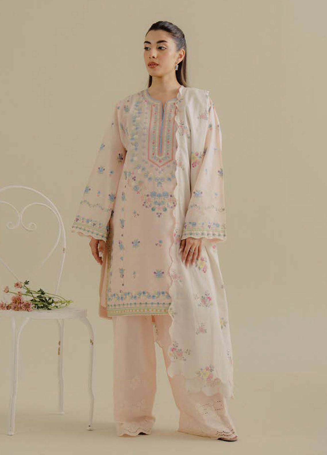 Coco by Zara Shahjhan Embroidered Jacquard Suits Unstitched 3 Piece CZS25LD D-9 B Zeest