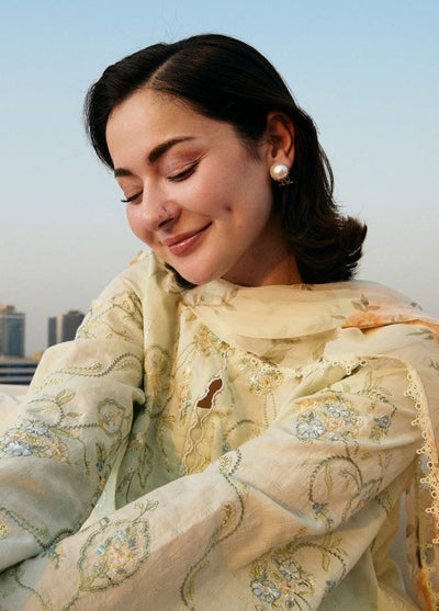 Coco by Zara Shahjhan Embroidered Jacquard Suits Unstitched 3 Piece CZS25LD D-1 B Elva