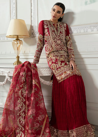 Crimson X Saira Shakira Unstitched Wedding Collection 2024 Artisan Story