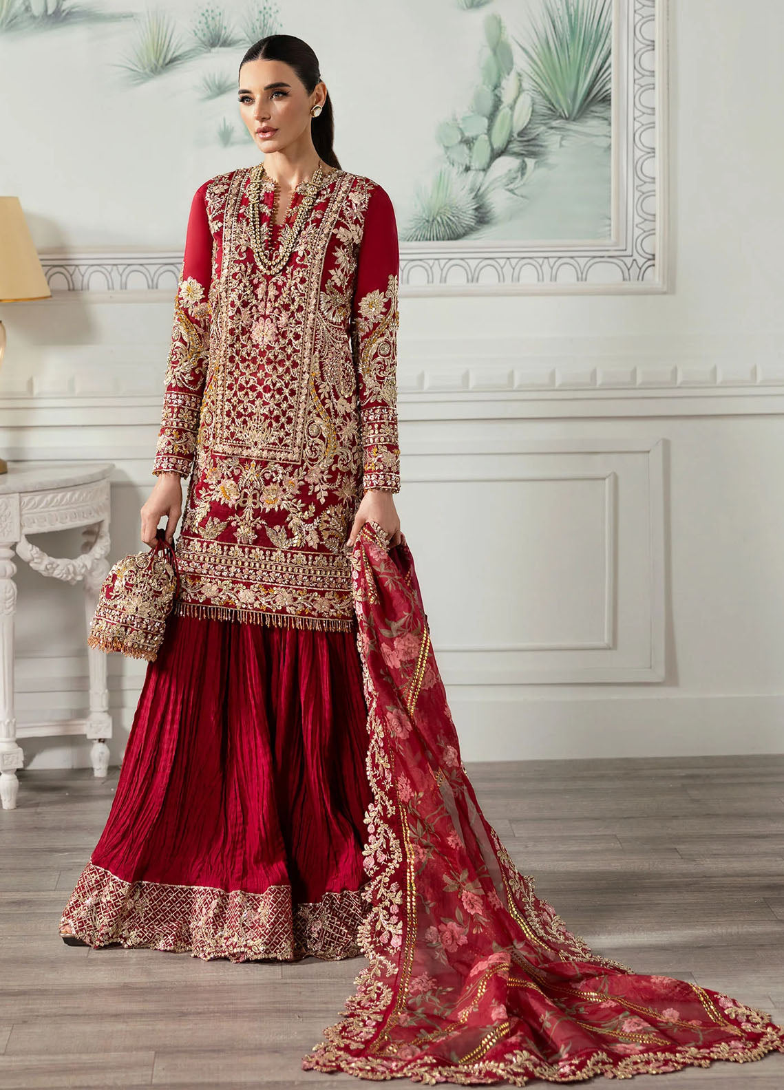 Crimson X Saira Shakira Unstitched Wedding Collection 2024 Artisan Story