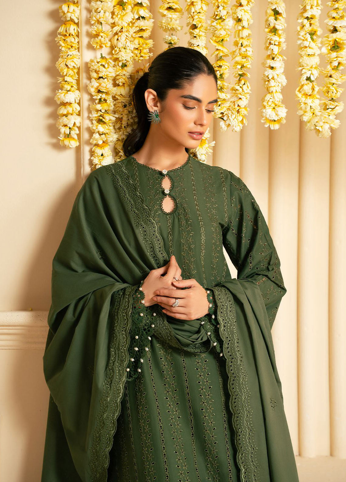 Cross Stitch Chikankari Lawn Suits Unstitched 3 Piece CS25CP Mystic Veil