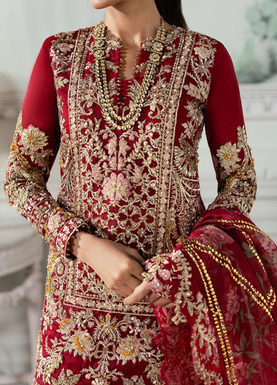 Crimson X Saira Shakira Unstitched Wedding Collection 2024 Artisan Story