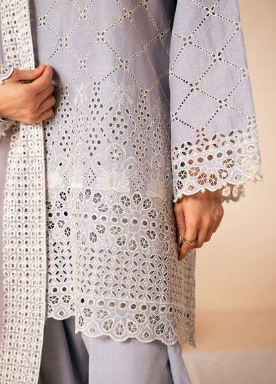 Cross Stitch Chikankari Lawn Suits Unstitched 3 Piece CS25CP Lavender Aura