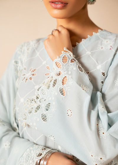 Cross Stitch Chikankari Lawn Suits Unstitched 3 Piece CS25CP Pastel Breeze