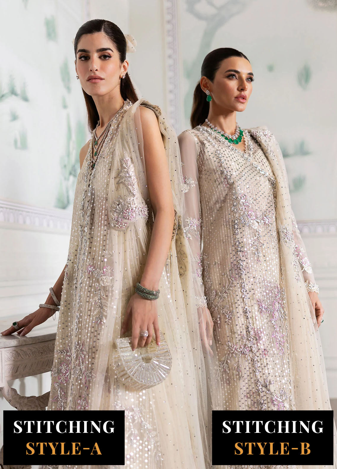 Crimson X Saira Shakira Unstitched Wedding Collection 2024 A Swarovski Affair