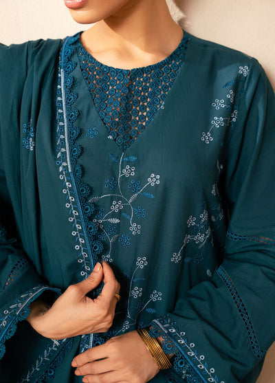 Cross Stitch Chikankari Lawn Suits Unstitched 3 Piece CS25CP Twilight Charm