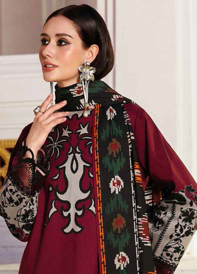 Charizma Embroidered Linen Suits Unstitched 3 Piece CRZ25EL CCW6-05 - Winter Collection