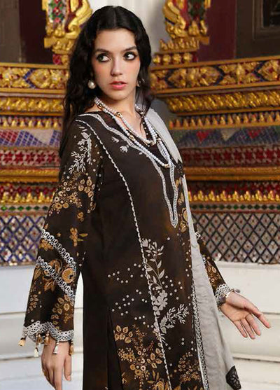 Charizma Embroidered Linen Suits Unstitched 3 Piece CRZ25EL CCW6-09 - Winter Collection