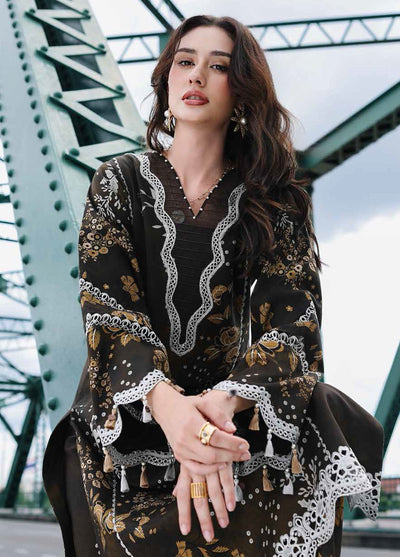 Charizma Embroidered Linen Suits Unstitched 3 Piece CRZ25EL CCW6-09 - Winter Collection