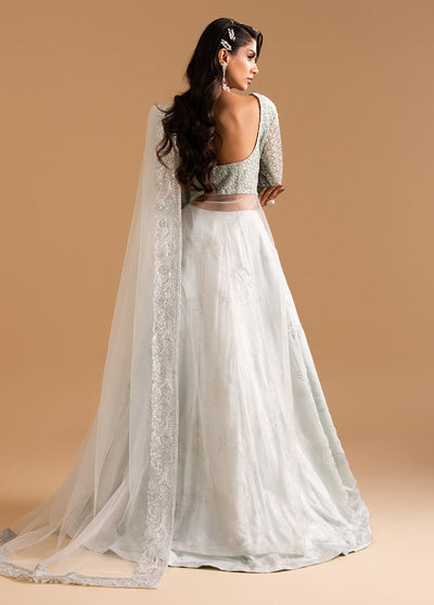 Afsanay by Zariya Luxury Embroidered Unstitched Chiffon 3 Piece Suits ZRY25LF D1 ZB50031 - Festive Collection