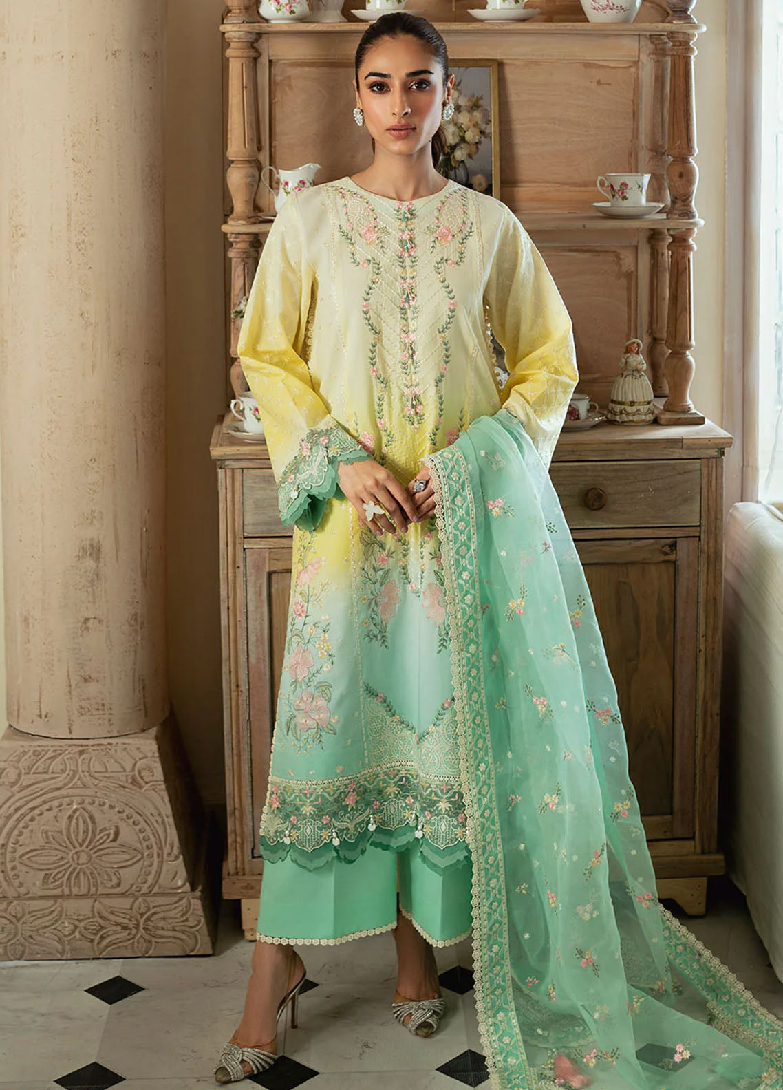 Celine By Faiza Faisal Lawn Eid Collection 2024 Noor