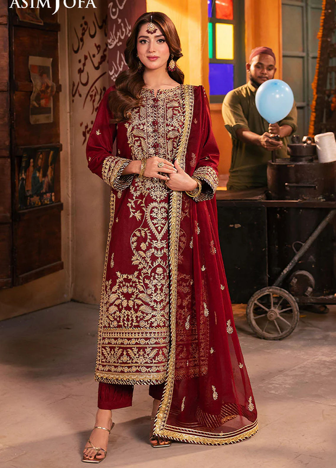 Chamkeeli By Asim Jofa Unstitched Festive Collection 2024 AJKK-20