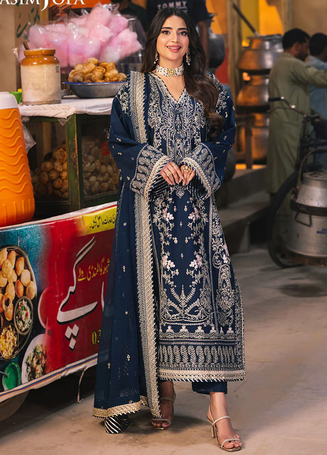 Chamkeeli By Asim Jofa Unstitched Festive Collection 2024 AJKK-25