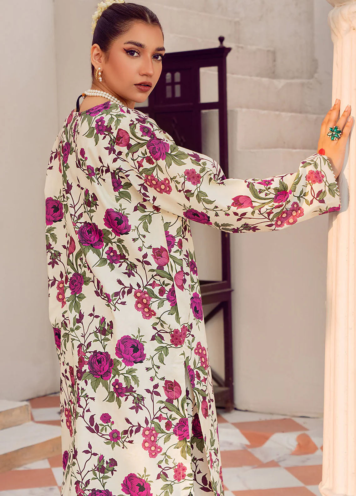 Chandan Nagri Pret Printed Lawn 2 Piece Suit Jasmine