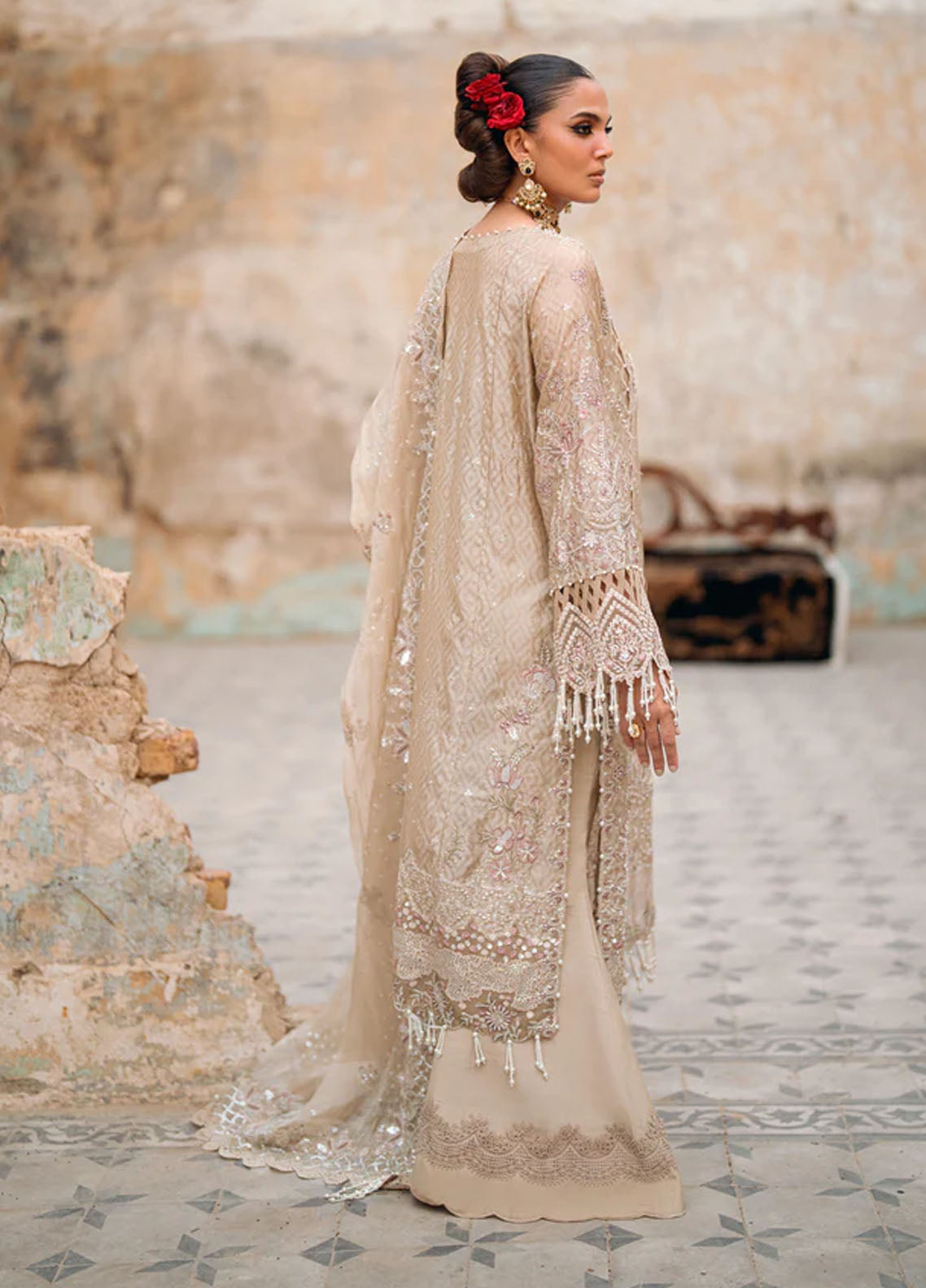 Mehermaah by Florent Embroidered Embroidered Suits Unstitched 3 Piece FL25MU Chandni - Formals Collection