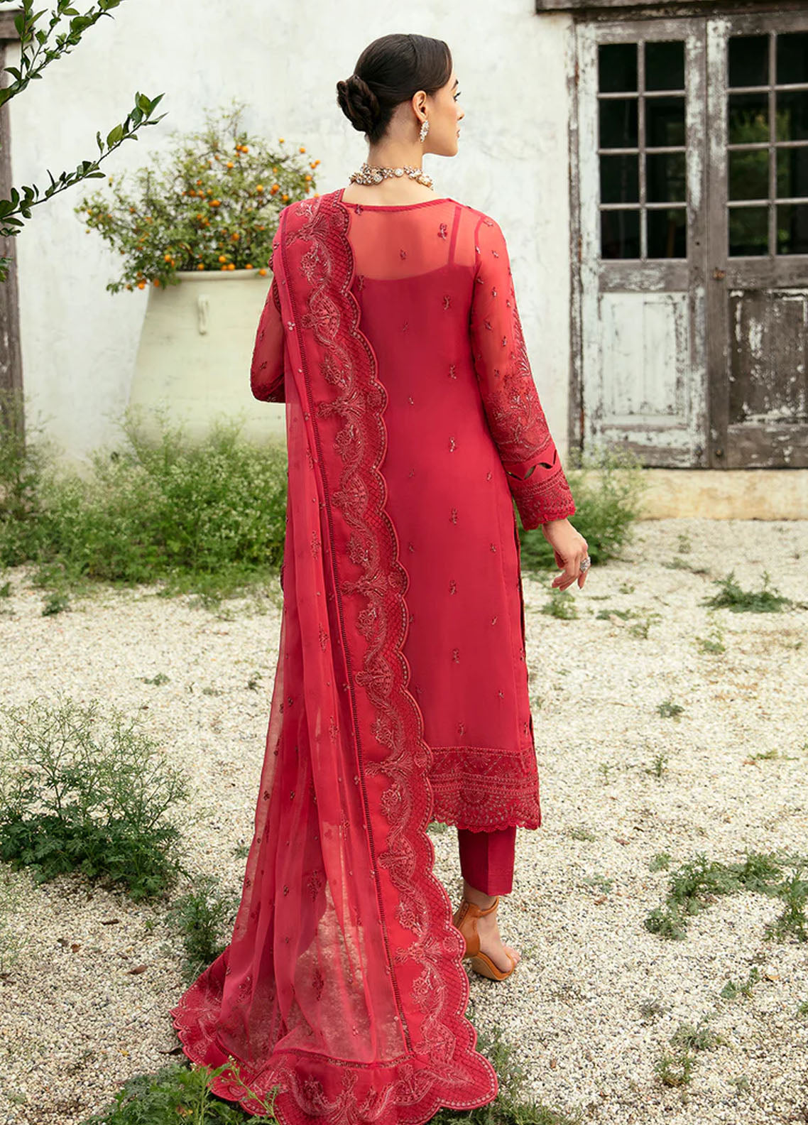 Chant D lAmour by Gulaal Embroidered Chiffon Eid Collection 2024 D-03 Ulmaria