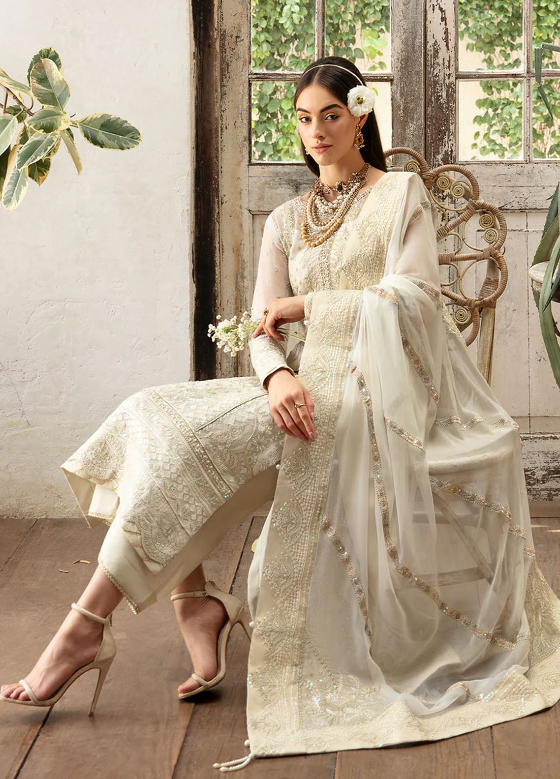 Chant D lAmour by Gulaal Embroidered Chiffon Eid Collection 2024 D-04 Asteria