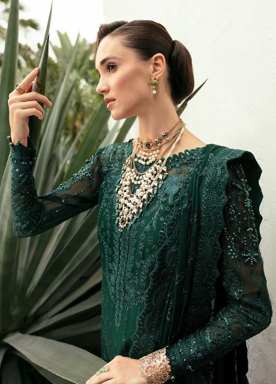 Chant D lAmour by Gulaal Embroidered Chiffon Eid Collection 2024 D-05 Cassia