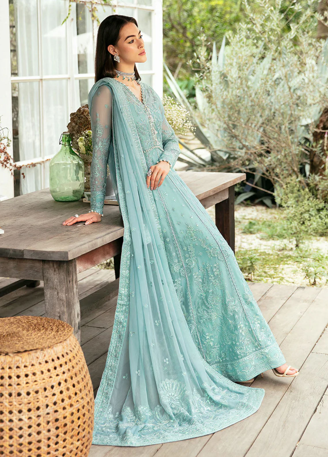 Chant D lAmour by Gulaal Embroidered Chiffon Eid Collection 2024 D-06 Iveria