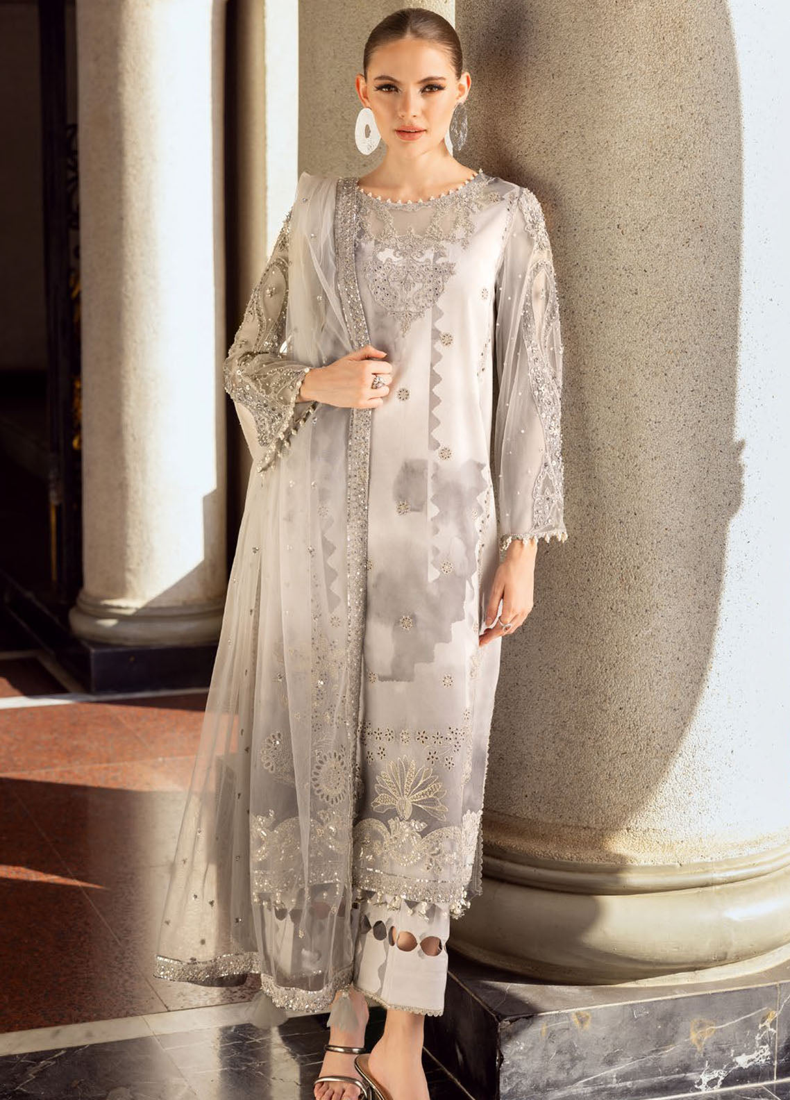 Charizma Embroidered Lawn Suit Unstitched 3 Piece ED5-05