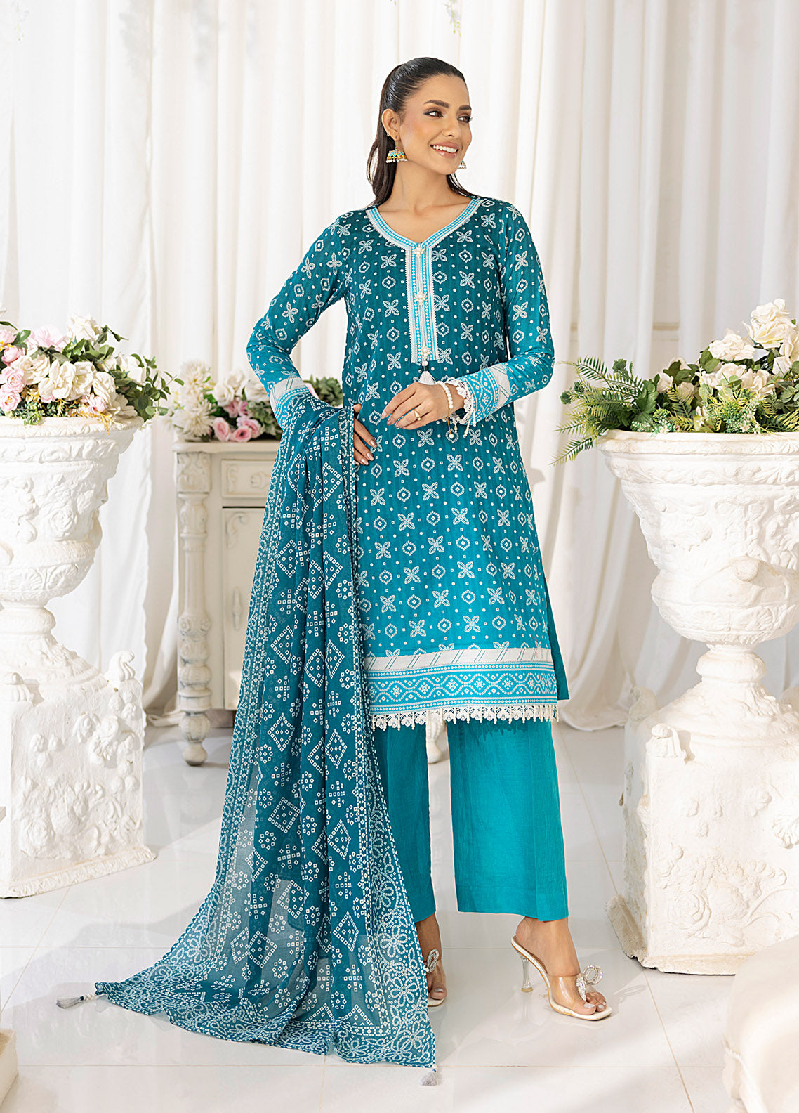 Chunri by Salitex Printed Lawn Suits Unstitched 3 Piece SSW6U3P355UT