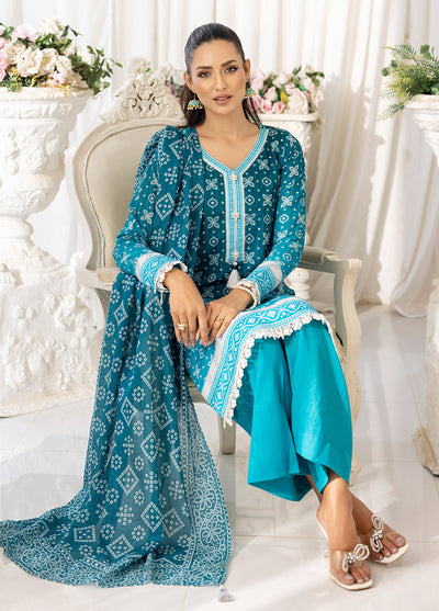 Chunri by Salitex Printed Lawn Suits Unstitched 3 Piece SSW6U3P355UT