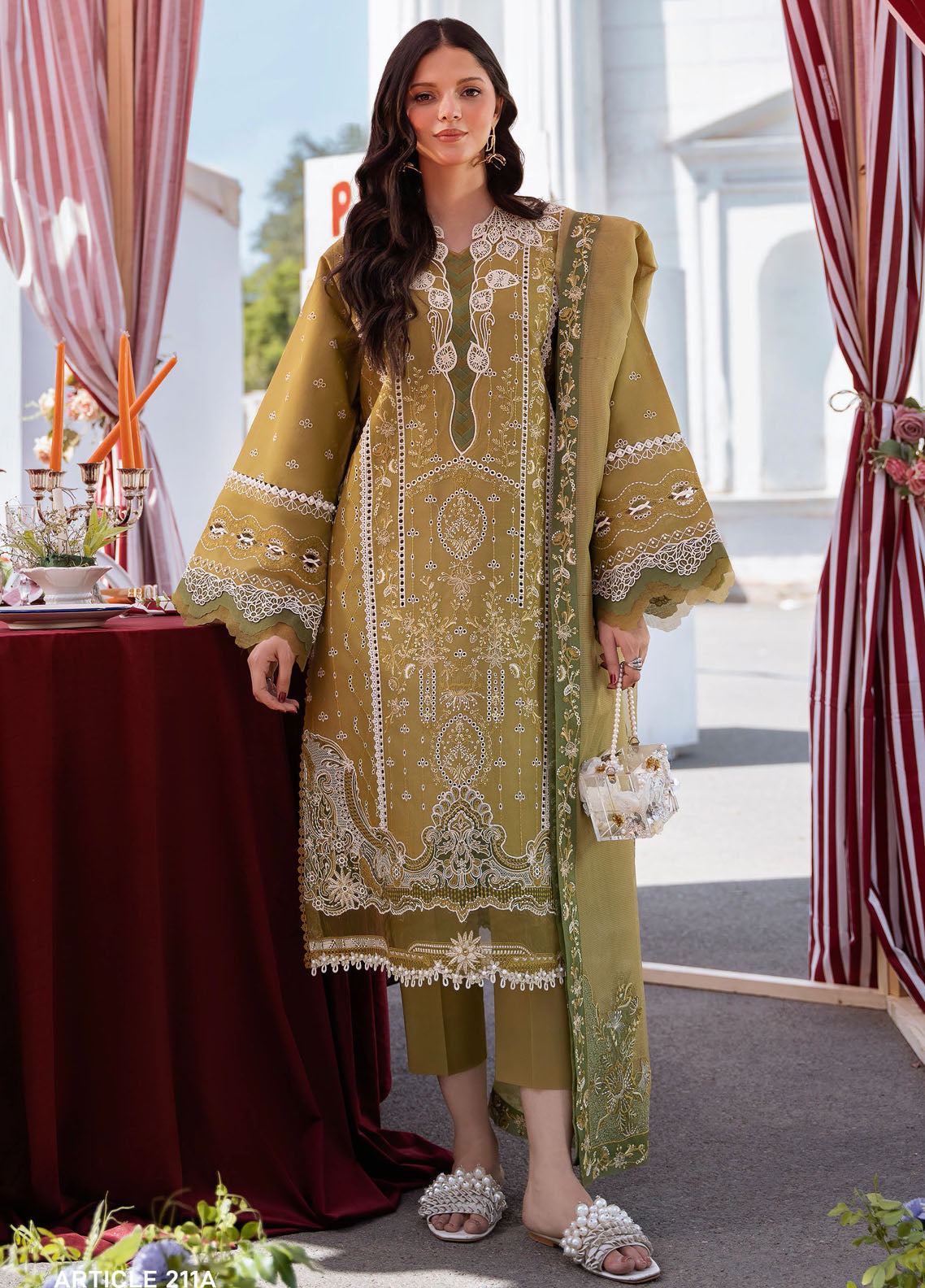 Clara By Bin Ilyas Unstitched Lawn Edit 2024 211A