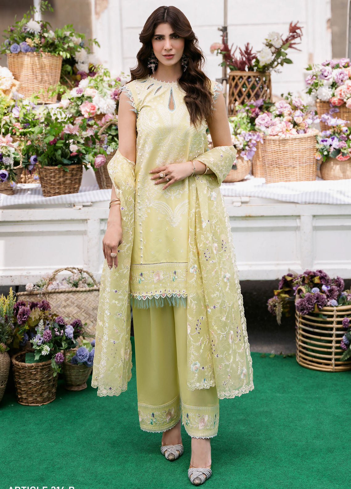 Clara By Bin Ilyas Unstitched Lawn Edit 2024 214B