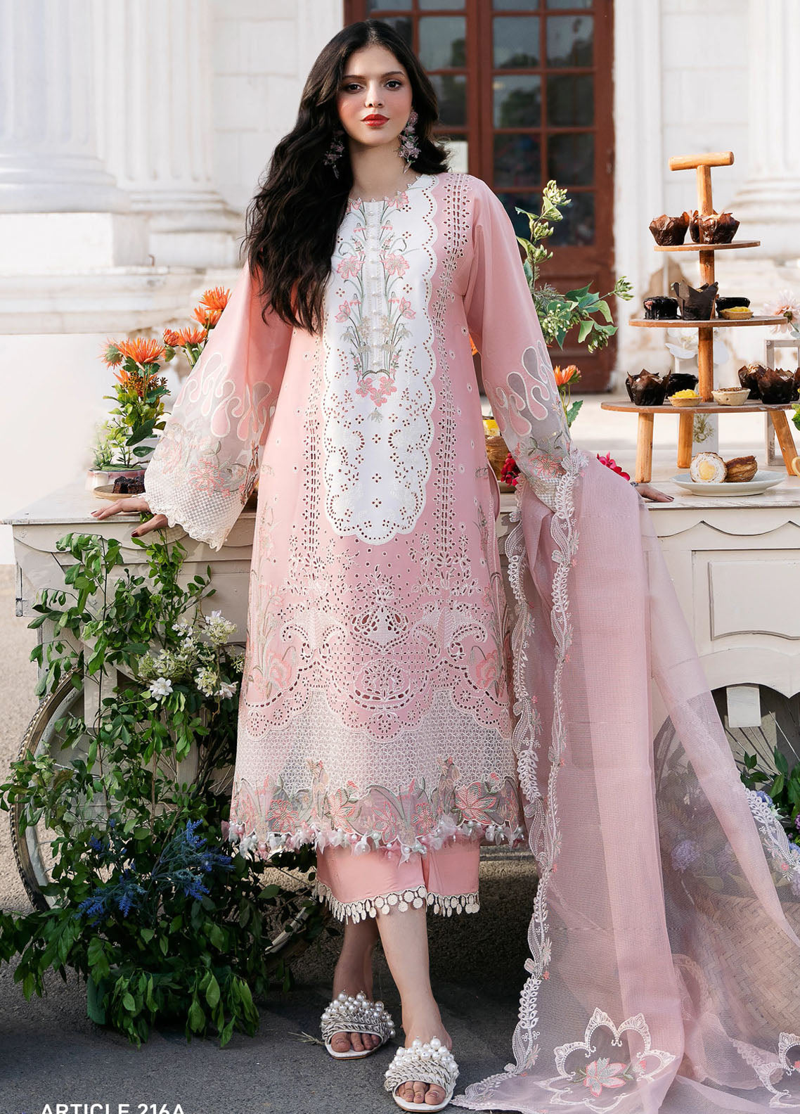 Clara By Bin Ilyas Unstitched Lawn Edit 2024 216A