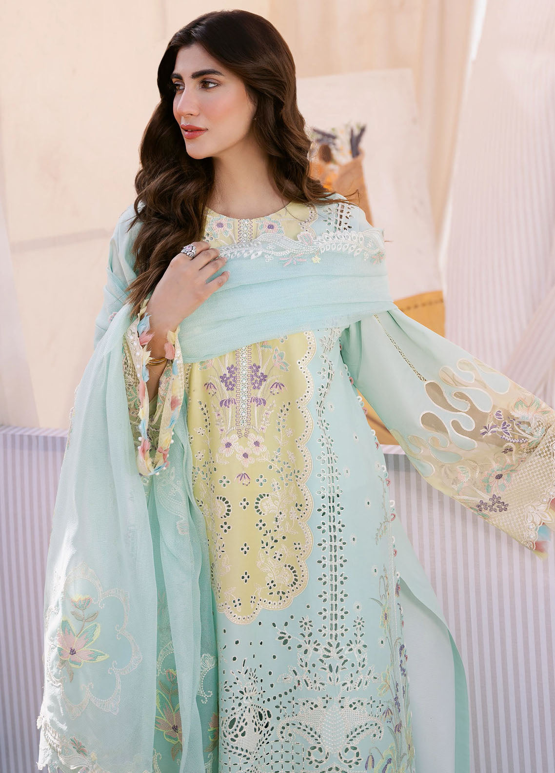 Clara By Bin Ilyas Unstitched Lawn Edit 2024 216B