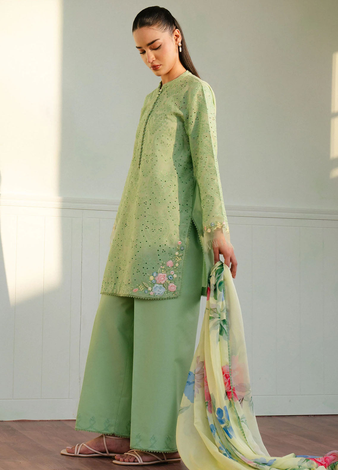 Coco By Zara Shahjahan Embroidered Lawn Suits Unstitched 3 Piece D3B Tina