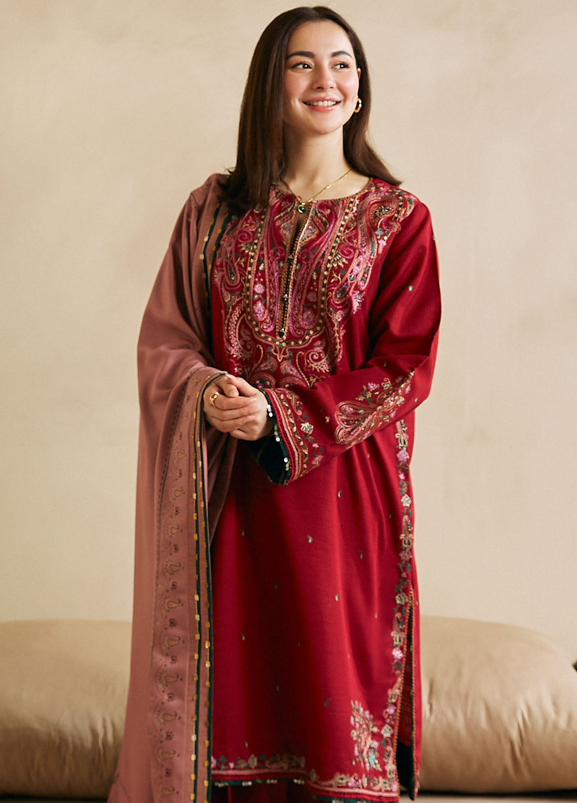 Coco By Zara Shahjahan Winter Unstitched Collection 2023 2B