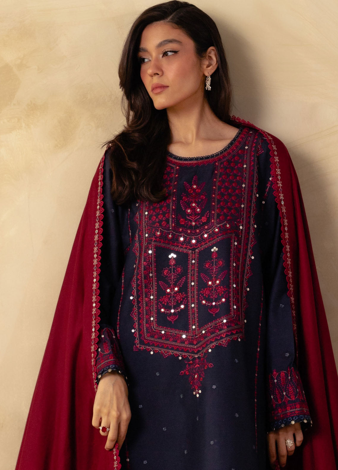 Coco By Zara Shahjahan Winter Unstitched Collection 2023 4B