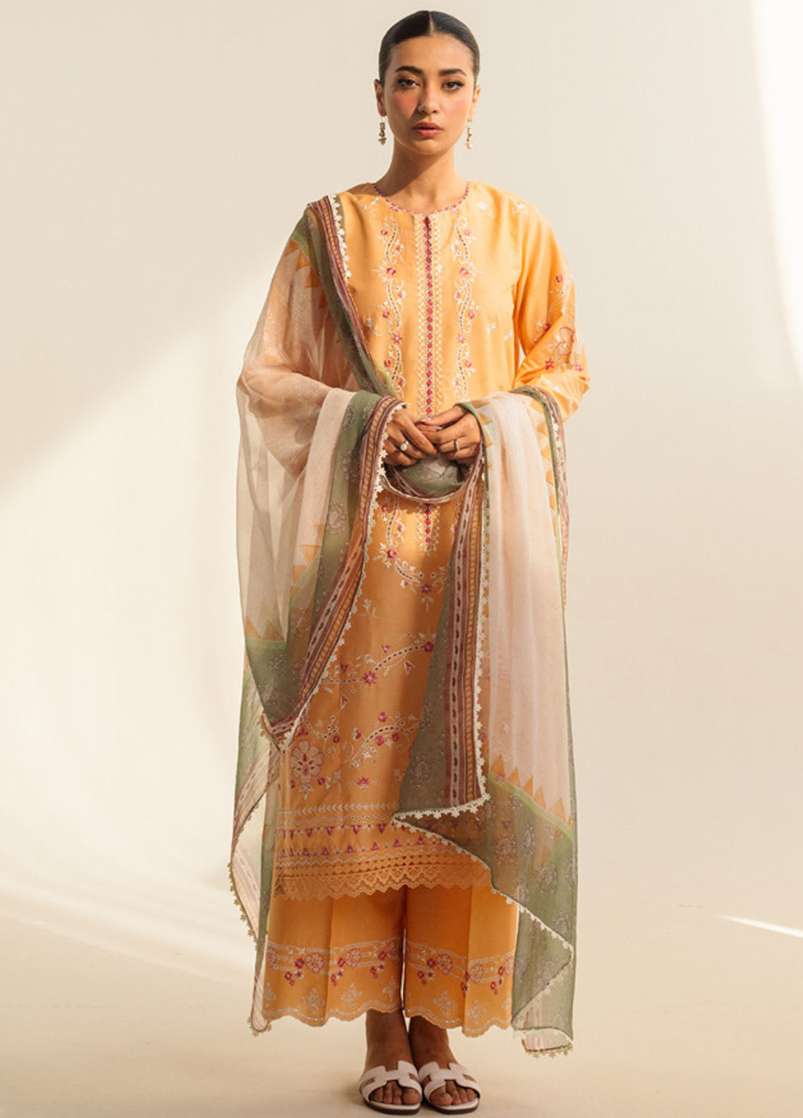 Coco by Zara Shahjahan Lawn Unstitched Collection 2024 Vol-2 8B Mira