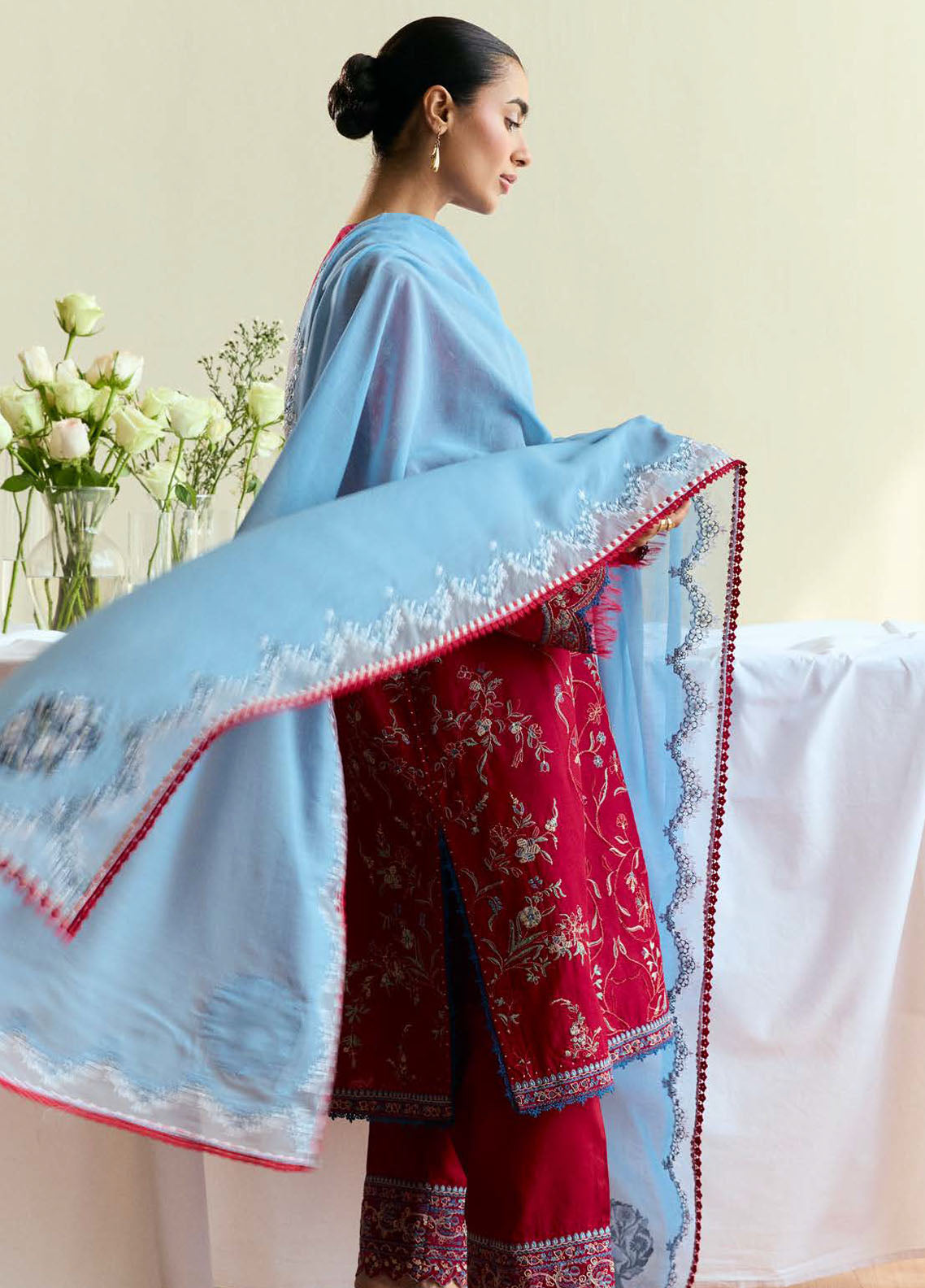 Coco by Zara Shah Jahan Embroidered Lawn Suits Unstitched 3 Piece CZS25EE D-01 Opal