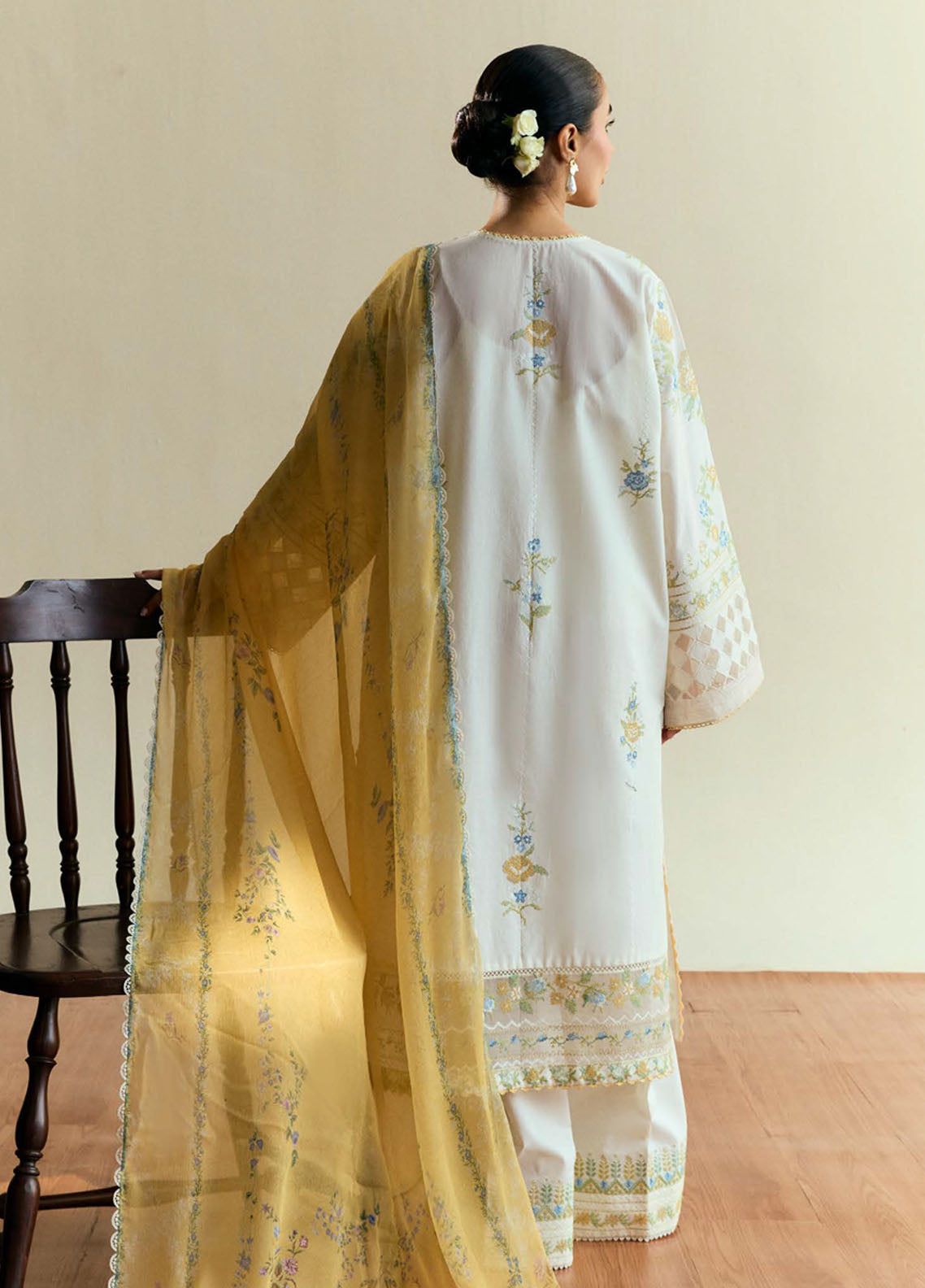 Coco by Zara Shah Jahan Embroidered Lawn Suits Unstitched 3 Piece CZS25EE D-03 Solace