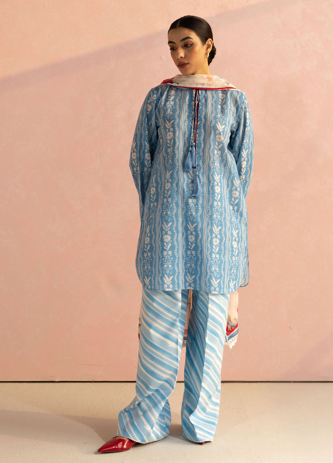 Coco by Zara Shahjahan Prints Unstitched Summer Collection 2025 D 9B-Ruby