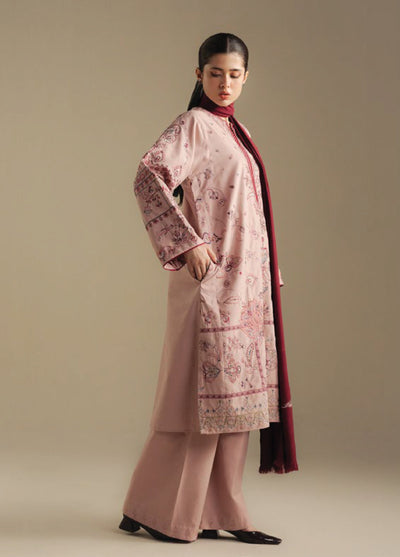 Coco by Zara Shahjahan Unstitched Winter Karandi Embroidered Suits 3 Piece CZS25WU D-06 A Bloom - Winter Collection