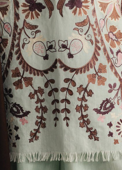 Coco by Zara Shahjahan Unstitched Winter Khaddar Embroidered Suits 3 Piece CZS25WU D-07 A Breeze - Winter Collection