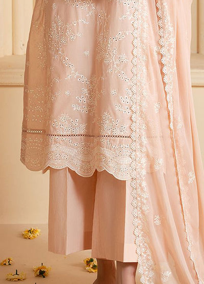 Cross Stitch Chikankari Lawn Suits Unstitched 3 Piece CS25CP Rosy Dusk