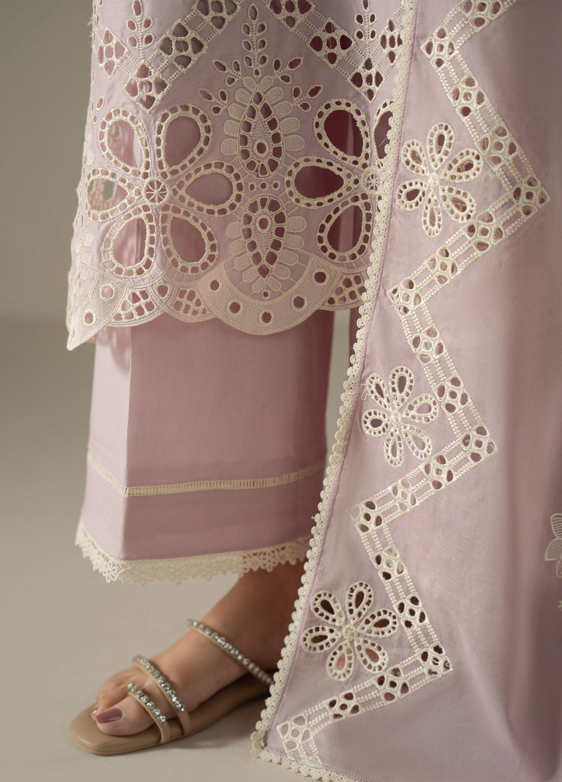 Cross Stitch Chikankari Unstitched Summer Collection 2025 Lilac Bloom